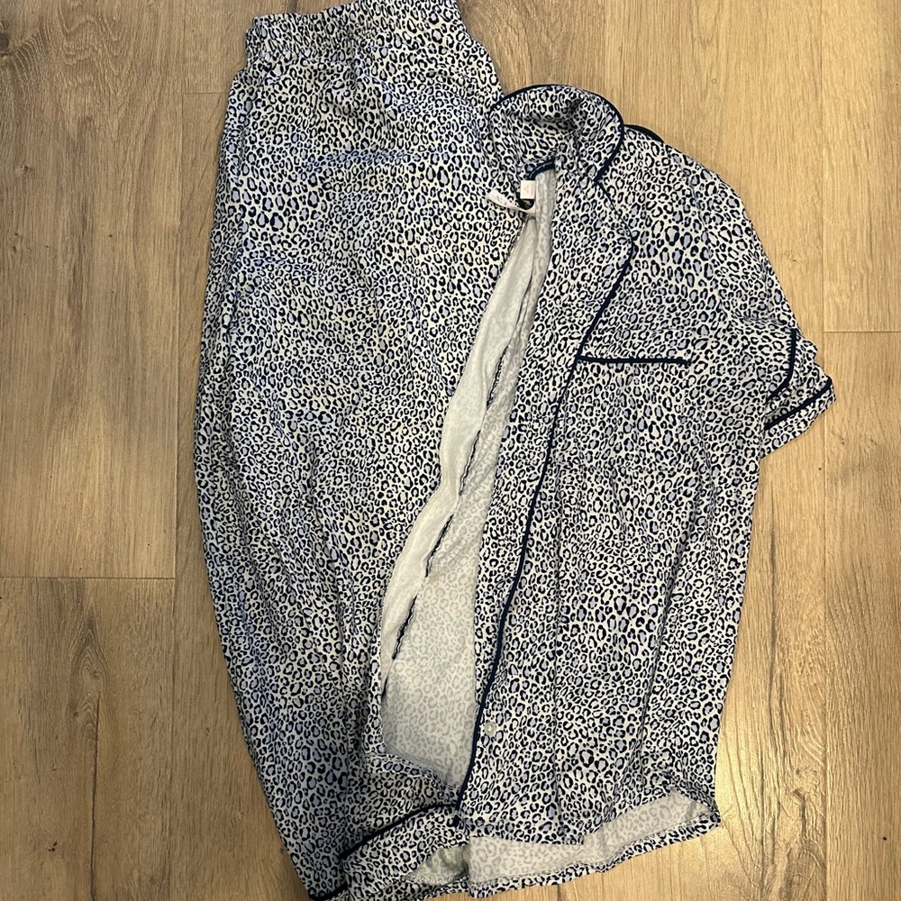Leopard Print Pajama Set